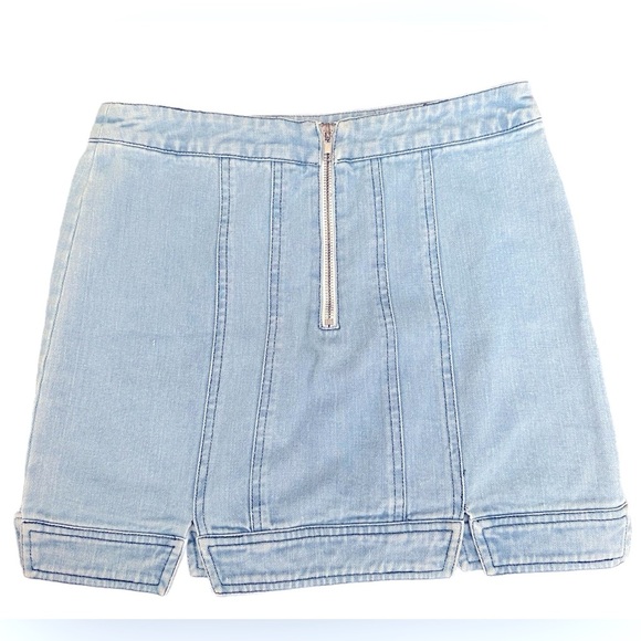 Endless Rose Patchwork Denim Mini Skirt. Size Small. - Picture 5 of 7